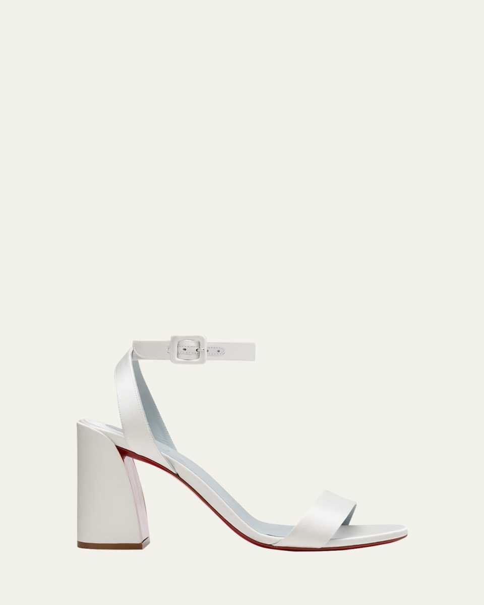 Miss Sabina Red Sole Ankle-Strap Sandals